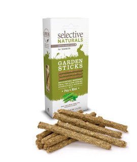 Selective Naturals Garden Sticks For Rabbits (Pack Of Four),Vegetable,053 Pounds
