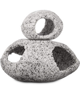 imagitarium Petco Brand Stacked Stone Hideaway and Aquarium Ornament, Small/Medium