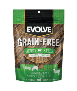 Evolve grain Free Lamb, Sweet Potato and Butternut Squash Jerky Bites Dog Treats