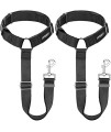 Urpower Dog Seat Belt 2 Pack Safety Dog Car Seat Belt Strap Car Headrest Restraint Adjustable Vehicle Seatbelts Durable Nylon Car Harness For Dogs, Cats And Pets