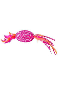SPOT Ethical Pets 52073 Elasteeez Roller/Feathers Pet Feather Toys