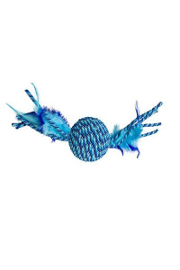 SPOT Ethical Pets 52072 Elasteeez Ball/Feathers Pet Feather Toys