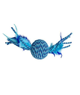 SPOT Ethical Pets 52072 Elasteeez Ball/Feathers Pet Feather Toys