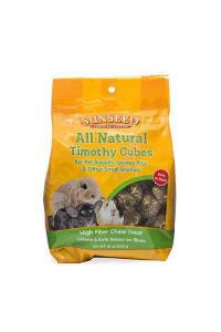 Sunseed All Natural Timothy Cubes 16 oz, Black (36135)