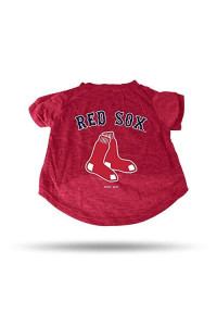 Rico Industries MLB Boston Red Sox Pet Tee Shirt, Size S, Team Color