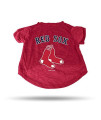 Rico Industries MLB Boston Red Sox Pet Tee Shirt, Size L, Team Color