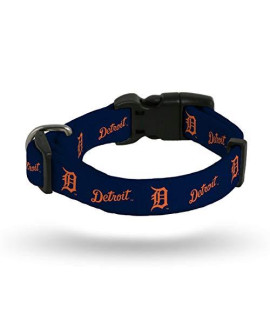 Rico Industries MLB Detroit Tigers Pet Collar, Medium, Team Colors