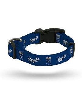 Rico Industries MLB Kansas City Royals Pet CollarPet Collar Large, Team Colors, Large