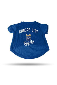 Rico Industries MLB Kansas City Royals Pet Tee ShirtPet Tee Shirt Size S, Team Colors, Size S