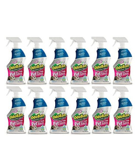 OdoBan Pet Solutions Oxy Stain Remover Pet Stain Eliminator 12-Pack 32 Ounce Spray Each