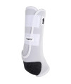 Classic Equine Legacy2 Tall-Hind Support Boots, White, Medium