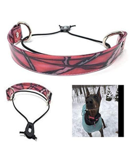 Sparky Pet co - Ecollar Replacement Strap - Bungee Dog collar - Waterproof - Adjustable - Secure Nexus Wheel Lock - for Electronic Training & Invisible Fence Systems - 1 (Pink camo)