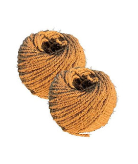 Sandbaggy Sisal Rope Twine 14 inch x 500 ftA Industrial grade No Synthetic Materials - Eco-Friendly Product Higher Quality compared to Home Depot Walmart Lowes (2 Rolls)