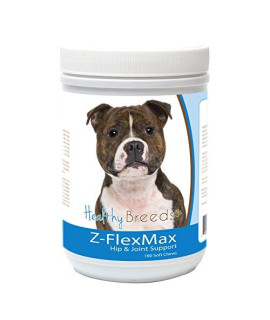 Healthy Breeds Staffordshire Bull Terrier Z-Flex Max Dog Hip and Joint Support 180 count