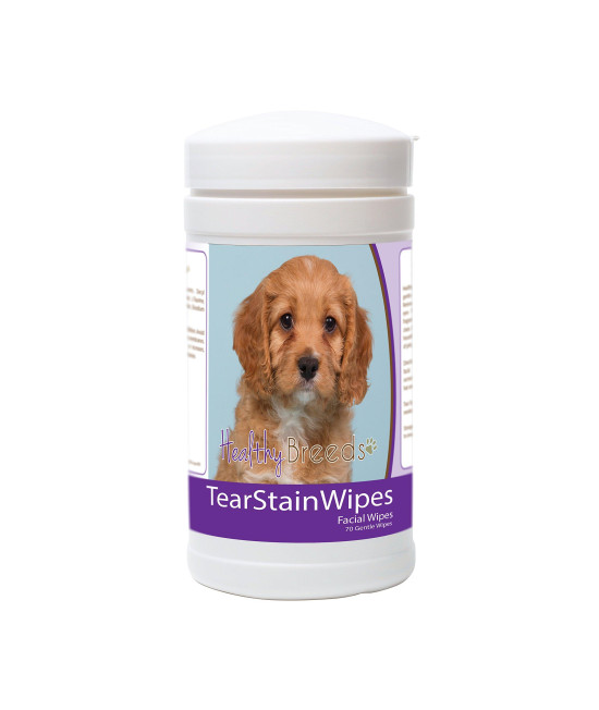 Healthy Breeds cavapoo Tear Stain Wipes 70 count