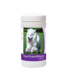 Healthy Breeds American Eskimo Dog Tear Stain Wipes 70 count