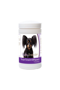 Healthy Breeds Russian Toy Terrier Tear Stain Wipes 70 count
