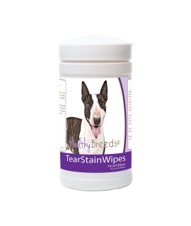 Healthy Breeds Miniature Bull Terrier Tear Stain Wipes 70 count