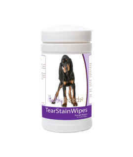 Healthy Breeds Black and Tan coonhound Tear Stain Wipes 70 count