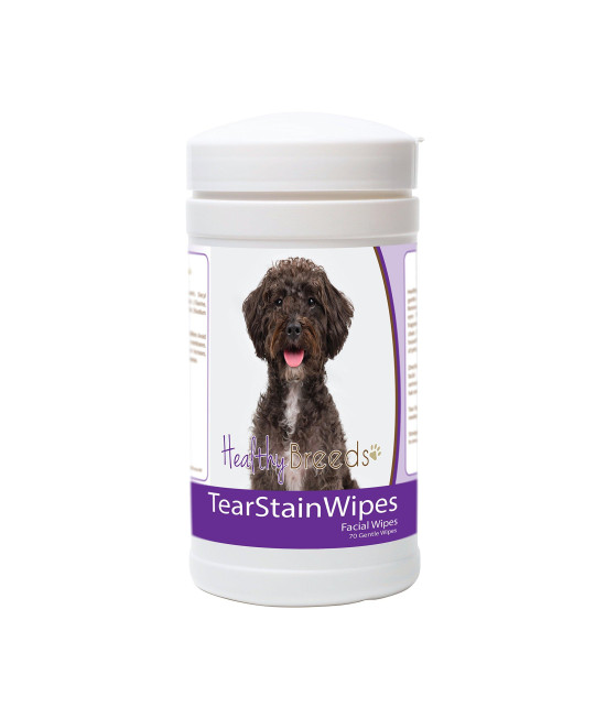Healthy Breeds Schnoodle Tear Stain Wipes 70 count