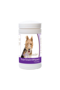 Healthy Breeds Wire Fox Terrier Tear Stain Wipes 70 count
