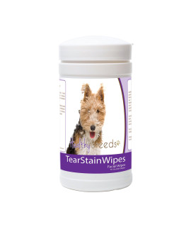 Healthy Breeds Wire Fox Terrier Tear Stain Wipes 70 count