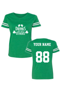Drinks custom Jerseys St Patricks Day T Shirts - Saint Pattys Jersey Tee & Outfits