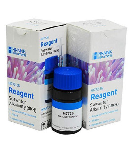 Hanna Instruments Two Pack Hi772-26 (Hi755-26) Alkalinity Checker Reagent For 50 Tests