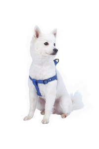 Blueberry Pet Essentials Classic Durable Solid Nylon Step-In Dog Harness, Chest Girth 20 - 26, Marina Blue, Medium, Adjustable Harnesses For Puppy Boy Girl Dogs