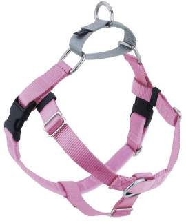 2 Hounds Design Freedom No Pull Dog Harness Adjustable gentle comfortable control for Easy Dog Walking for Small Medium and Large Dogs Made in USA Leash Not Included 58 XS Rose