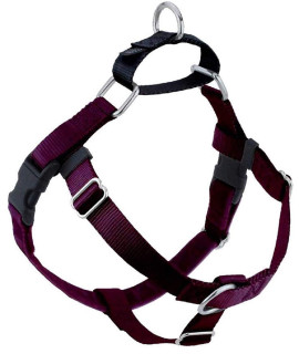 2 Hounds Design Freedom No Pull Dog Harness Adjustable gentle comfortable control for Easy Dog Walking for Small Medium and Large Dogs Made in USA Leash Not Included 58 XS Burgundy