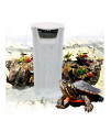 Aquarium Waterfall Filter Reptiles Turtle Filter for small tank 1-15 gallon, Low Level Water clean Pump Internal Bio Media Water Filtration System for Fish Amphibian cichlids Frog (Waterfall Filter)