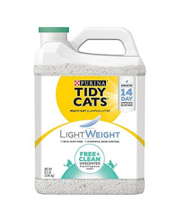 Purina Tidy Cats Lightweight Free & Clean with Ammonia Blocker Clumping Cat Litter - 8.5 lb. Jugs