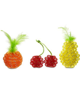 Petco Brand - Leaps & Bounds Mesh Fruit Cat Toy In Assorted Styles, Regular