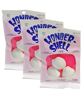 (3 Packages) Weco Wonder Shell Natural Minerals (3 Pack), Small - Total of 9 Shells