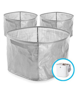 Modkat Litter Box Reusable Liner with Handles - gray (3-Pack)
