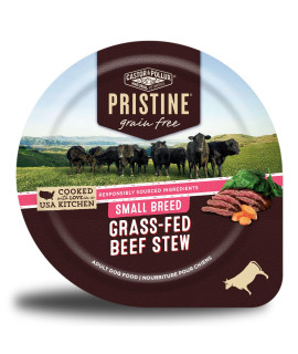 castor & Pollux Pristine grain Free Small Breed grass-Fed Beef Stew canned Dog Food (12) 3.5oz cans