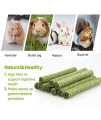 ULIGOTA Timothy Hay Sticks Chew Treats & Toy for Rabbit Guinea Pigs Chinchilla Hamster Sticks