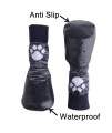 KOOLTAIL Dog Socks Anti Slip with Straps Traction Control Waterproof Paw Protector