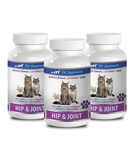 Senior cat Joint Supplement - Hip and Joint - for cats - Health and care - cHEWABLE - cats Hip and Joint - 3 Bottle (360 chews)