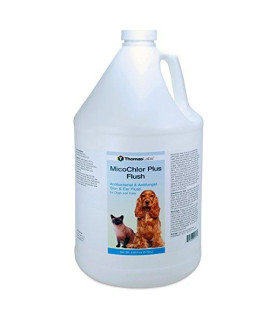 Thomas Labs Micochlor Plus Flush - Antibacterial & Antifungal - Skin & Ear Flush for Dogs cats Horses - (1 gallon)
