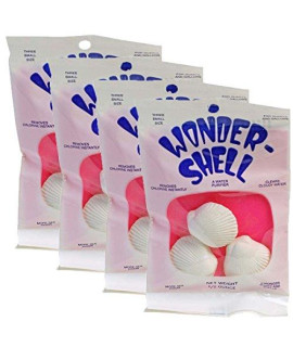 (4 Packages) Weco Wonder Shell Natural Minerals (3 Pack), Small - Total of 12 Shells