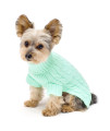Stinky G Turtleneck Dog Sweater Mint Size 14