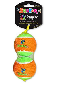 Squeaky Tennis Balls 2-Pack Large