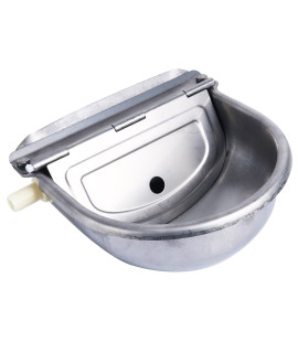 Homend Automatic Waterer Bowl Farm Grade Stainless Stock Waterer Horse Cattle Goat Sheep Dog Water (Without Drainage Hole)