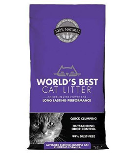 Worlds Best Cat Litter Extra Strength Lavender 7 lbs