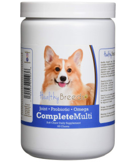 Healthy Breeds Pembroke Welsh corgi All in One Multivitamin Soft chew 90 count