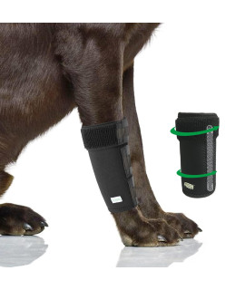 In Hand Dog Leg Brace, Pair Of Dog Canine Leg Wrap Front Leg Compression Brace With Metal Strips Safety Reflective Straps, Protects Wounds Brace Heals And Prevents Injuries And Sprains