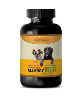Dog itching Skin Relief Supplements - Advanced Allergy Relief - for Dogs ONLY - Healthy Immune Response - CHEWABLE - quercetin for Dogs - 75 Chews (1 Bottle)