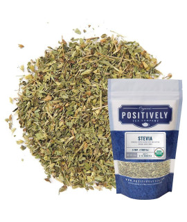 Organic Positively Tea Company, Stevia Leaf, Herbal Tea, Loose Leaf, 4 Ounce